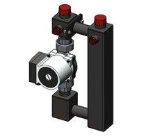 Насосный модуль прямой 25/60 (Grundfos 130 мм)