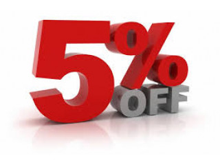 Скидка 5% на все заказы Скидка 5% на все заказы