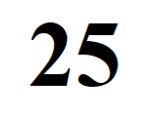  25