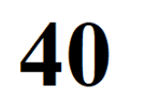  40