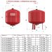 Бак расширительный VALTEC, для систем отопления 25л./1,5 - 6bar (3/4") VT.F.R.050025