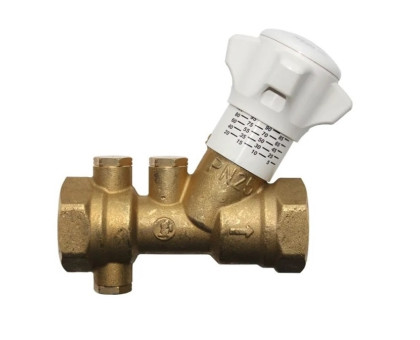 Клапан баланс лат R206B Ду15 Ру25 м/м Kvs2.7 Giacomini R206BY013