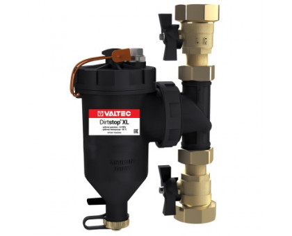 Фильтр-дешламатор VALTEC, с пластиковым корпусом (Dirtstop XL), 1"VT.382.B.06 Фильтр-дешламатор VALTEC, с пластиковым корпусом (Dirtstop XL), 1"VT.382.B.06
