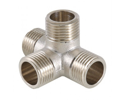Крестовина двухплоскостная VALTEC 1/2 нар. VTr.661.N.0004 Крестовина двухплоскостная VALTEC 1/2 нар. VTr.661.N.0004