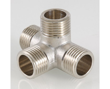 Крестовина двухплоскостная VALTEC 1/2 нар. VTr.661.N.0004 Крестовина двухплоскостная VALTEC 1/2 нар. VTr.661.N.0004