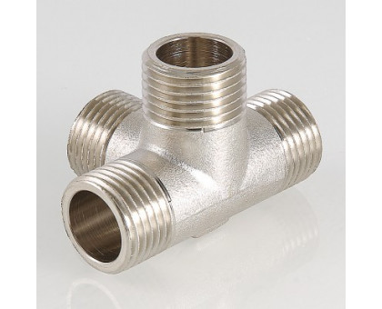 Крестовина двухплоскостная VALTEC 1/2 нар. VTr.661.N.0004 Крестовина двухплоскостная VALTEC 1/2 нар. VTr.661.N.0004