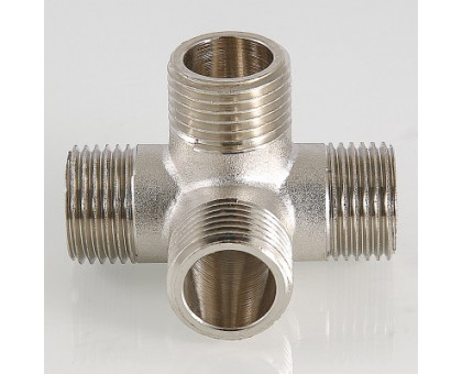 Крестовина двухплоскостная VALTEC 1/2 нар. VTr.661.N.0004 Крестовина двухплоскостная VALTEC 1/2 нар. VTr.661.N.0004