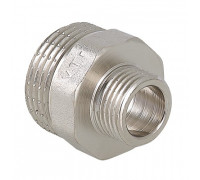 Ниппель переходной 1 х 1/2 НИКЕЛЬ  нар.-нар. VALTEC* VTr.580.N.0604