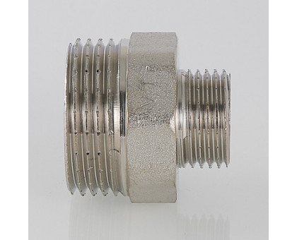 Ниппель переходной 1 1/4 х 1/2 НИКЕЛЬ нар.-нар. VALTEC* VTr.580.N.0704 Ниппель переходной 1 1/4 х 1/2 НИКЕЛЬ нар.-нар. VALTEC* VTr.580.N.0704