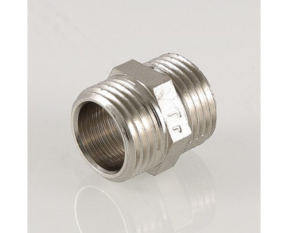 Ниппель НИКЕЛЬ 11/2" нар.-нар. VALTEC* VTr.582.N.0008