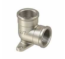 Угольник латунный 90 гр. 1/2" ВР/ВР с креплением РТП