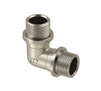 Угольник латунный 90 гр. 3/4" НР/НР РТП
