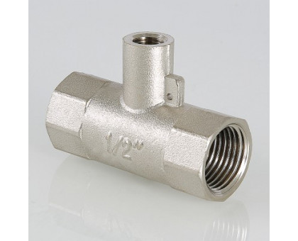 Тройник VALTEC, под датчик теплосчётчика 1/2" х M10 х 1/2" вн.-вн.-вн. VTr.250.N.0004