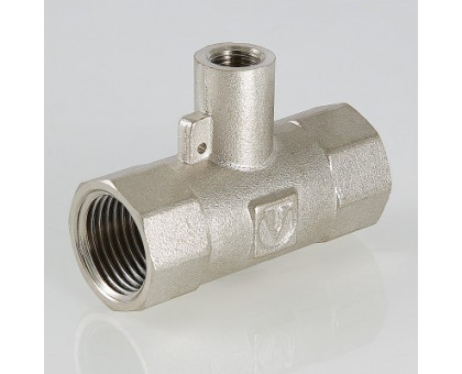 Тройник VALTEC, под датчик теплосчётчика 1/2" х M10 х 1/2" вн.-вн.-вн. VTr.250.N.0004