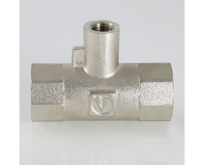 Тройник VALTEC, под датчик теплосчётчика 1/2" х M10 х 1/2" вн.-вн.-вн. VTr.250.N.0004