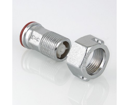 Полусгон с накидной гайкой, с обратным клапаном ½" VALTEC (¾" - ½") ВН-НР VTr.612.N.0004 Полусгон с накидной гайкой, с обратным клапаном ½" VALTEC (¾" - ½") ВН-НР VTr.612.N.0004