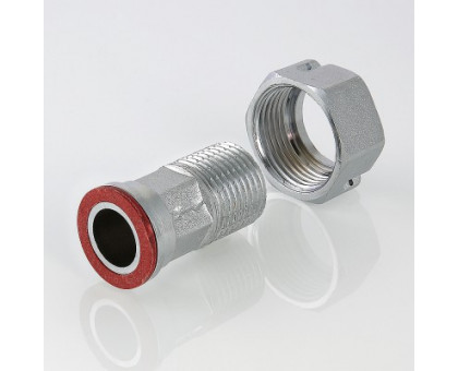 Полусгон с накидной гайкой, с обратным клапаном ½" VALTEC (¾" - ½") ВН-НР VTr.612.N.0004 Полусгон с накидной гайкой, с обратным клапаном ½" VALTEC (¾" - ½") ВН-НР VTr.612.N.0004