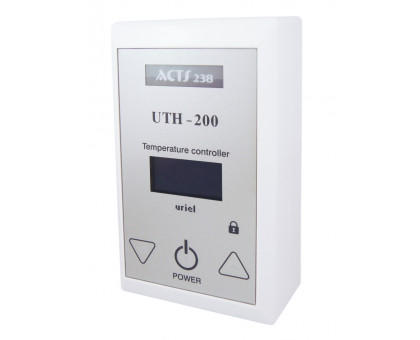 Терморегулятор накладной сенсорный UTH-200 (4KW) WHITE 	