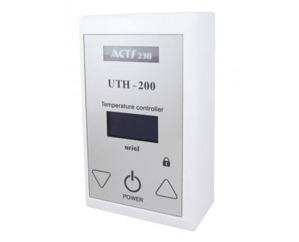 Терморегулятор накладной сенсорный UTH-200 (4KW) WHITE Терморегулятор накладной сенсорный UTH-200 (4KW) WHITE
