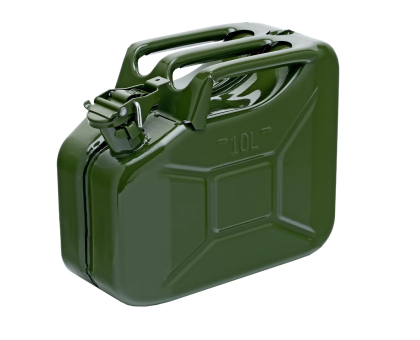 Канистра для ГСМ, металлическая, 10 литров// Stels 53144										