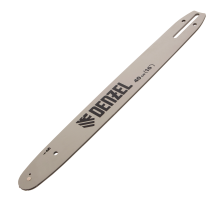 Шина для бензопилы DGS-4516, длина 40 см (16"), шаг 3/8", паз 1,3 мм, 57 звеньев// Denzel 59801