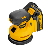 Машина шлифовальная эксцентриковая аккумуляторная CROSH-20-125, LiIon, 20 В// Denzel 28901