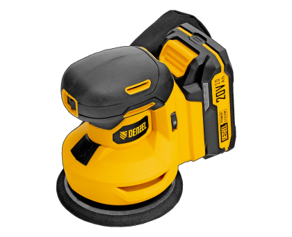 Машина шлифовальная эксцентриковая аккумуляторная CROSH-20-125, LiIon, 20 В// Denzel 28901