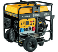 Генератор бензиновый PS180EAD-3,18 кВт,230/400В,65л,разъём ATS,перекл.режима,эл.старт/Denze 946994