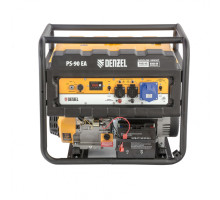 Генератор бензиновый PS 90 EA, 9,0 кВт, 230В, 25л, коннектор автоматики, электростартер// Denzel	