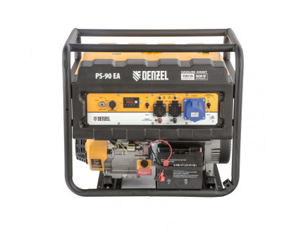 Генератор бензиновый PS 90 EA, 9,0 кВт, 230В, 25л, коннектор автоматики, электростартер// Denzel	