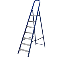 Стремянка, 7 ступеней, стальная, Россия// Сибртех 97847										