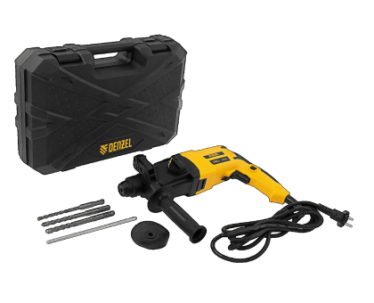 Перфоратор электрический RHH-600-22, SDS-plus, 600 Вт, 2,5 Дж, 2 реж.// Denzel 26602										