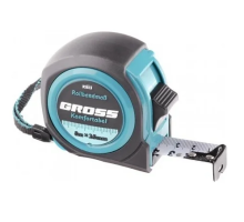 Рулетка Komfortabel, 8 м х 25 мм, обрезиненный корпус// Gross 32563