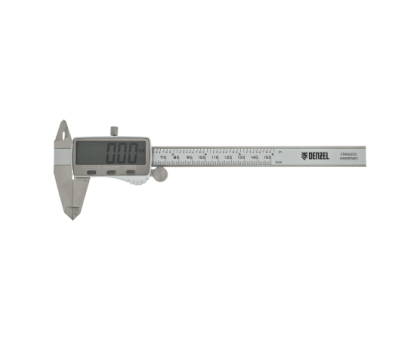 Штангенциркуль, 150 мм, электронный, большой дисплей, с глубиномером// Denzel