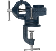 Тиски слесарные, настольные, поворотные, ширина рабочих губок 65мм, наковальня//Сибртех 18672