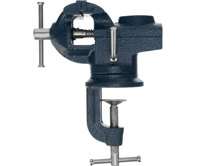 Тиски слесарные, настольные, поворотные, ширина рабочих губок 65мм, наковальня//Сибртех 18672