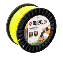 Леска для триммера круглая 2 мм х 63 м, блистер FLEX CORD// Denzel 96118