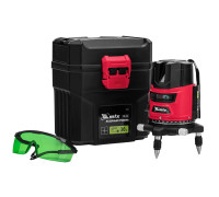Лазерный уровень CRX-30G, 30 м, зеленый луч, батарейки, резьба 5/8"// MTX 35032										