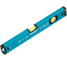 Уровень алюминиевый, магнит., фрезерованный, 2 глазка, 0,5 мм/м, 400 мм// Gross 33650										