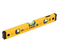 Уровень алюминиевый, магнит., фрезерованный, 3 глазка (1 зеркал.), 0,5 мм/м, 400 мм// Denzel 33690		