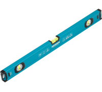 Уровень алюминиевый, магнит., фрезерованный, 3 глазка, 0,5 мм/м, 600 мм// Gross 33651										