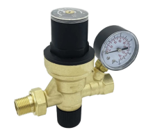 Клапан автоматической подпитки с манометром 1/2" VALFEX VF.514.012