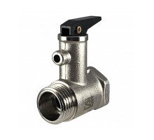 Клапан предохранительный для бойлера с ручкой спуска 1/2" STI (6±0,5 бар)