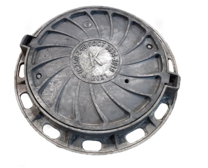 Люк чугунный "Т" (тяжелый) гост 3694-99 с замками, нагрузка 25т