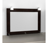 Зеркало "Гермес" 75 см, светильник декоративный 2шт,венге (код 26091)	