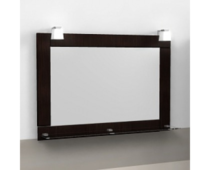 Зеркало "Гермес" 90см, светильник декоративный 2шт,венге (код 26093)	