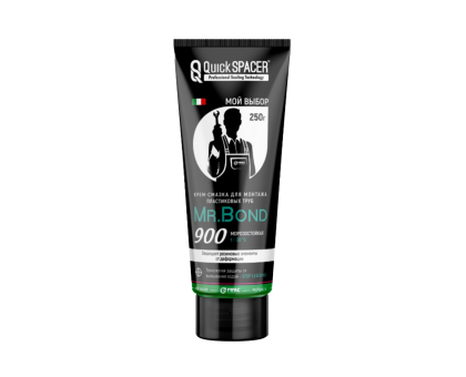 Крем-смазка для монтажа пластиковых труб ПВХ, 250г QS® Mr.Bond® 900 Крем-смазка для монтажа пластиковых труб ПВХ, 250г QS® Mr.Bond® 900