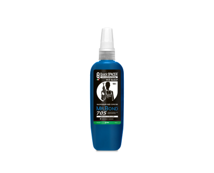 Клей-герметик анаэробный, демонтаж с усилием, 100г Mr.Bond® 705 (синий)