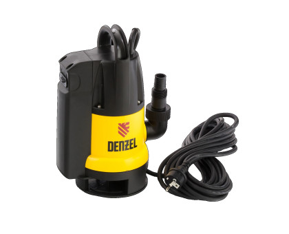 Дренажный насос DP800A, 800 Вт (13 м³ напор 5 м) / Denzel 97219 (ВН.ПОПЛАВОК)