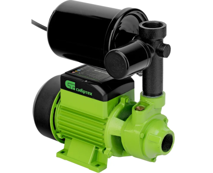 Насосная станция НС400-Ч, 400 Вт, напор 32 м, 2100 л/ч, ресивер 2 л// Сибртех 97246										